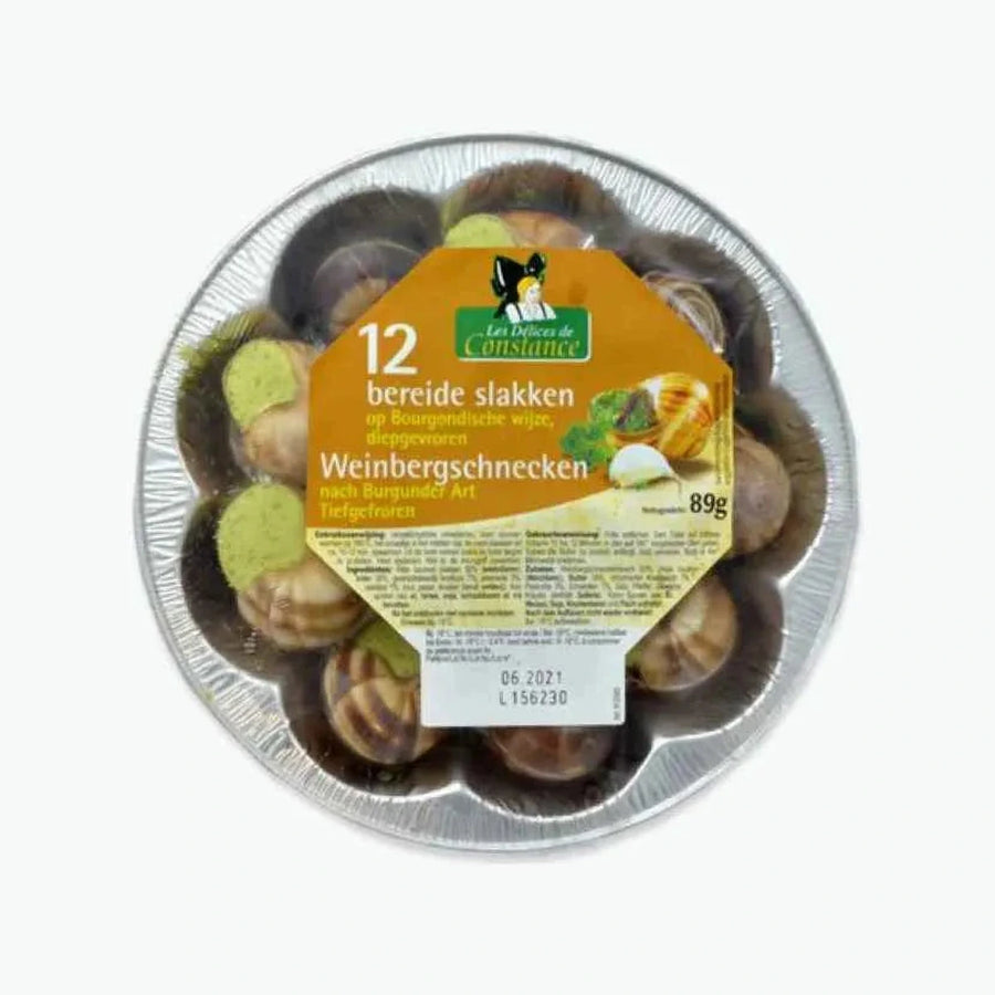Große Schnecken in Kräuterbutter