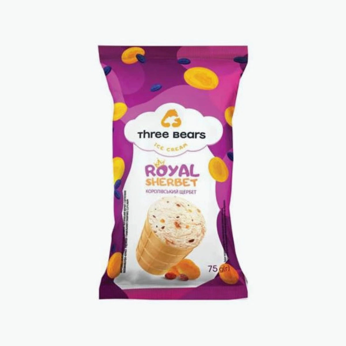 Royal Sorbet Eis im Waffelbecher