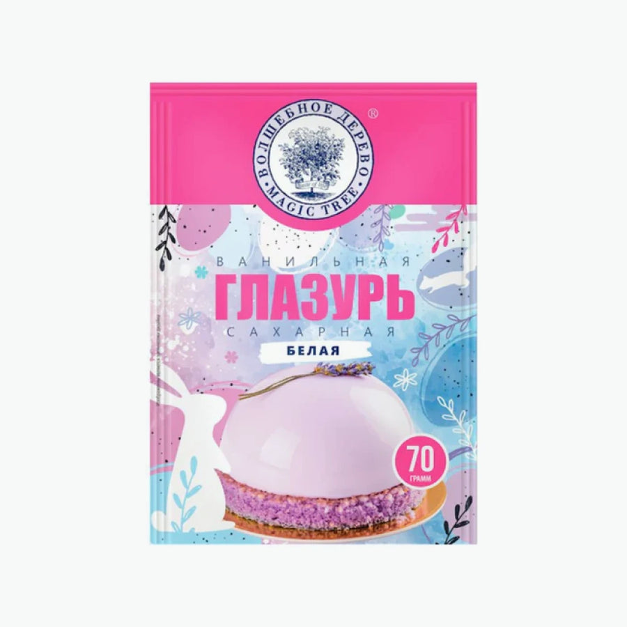 Vanille-Zuckerguss, Weiß