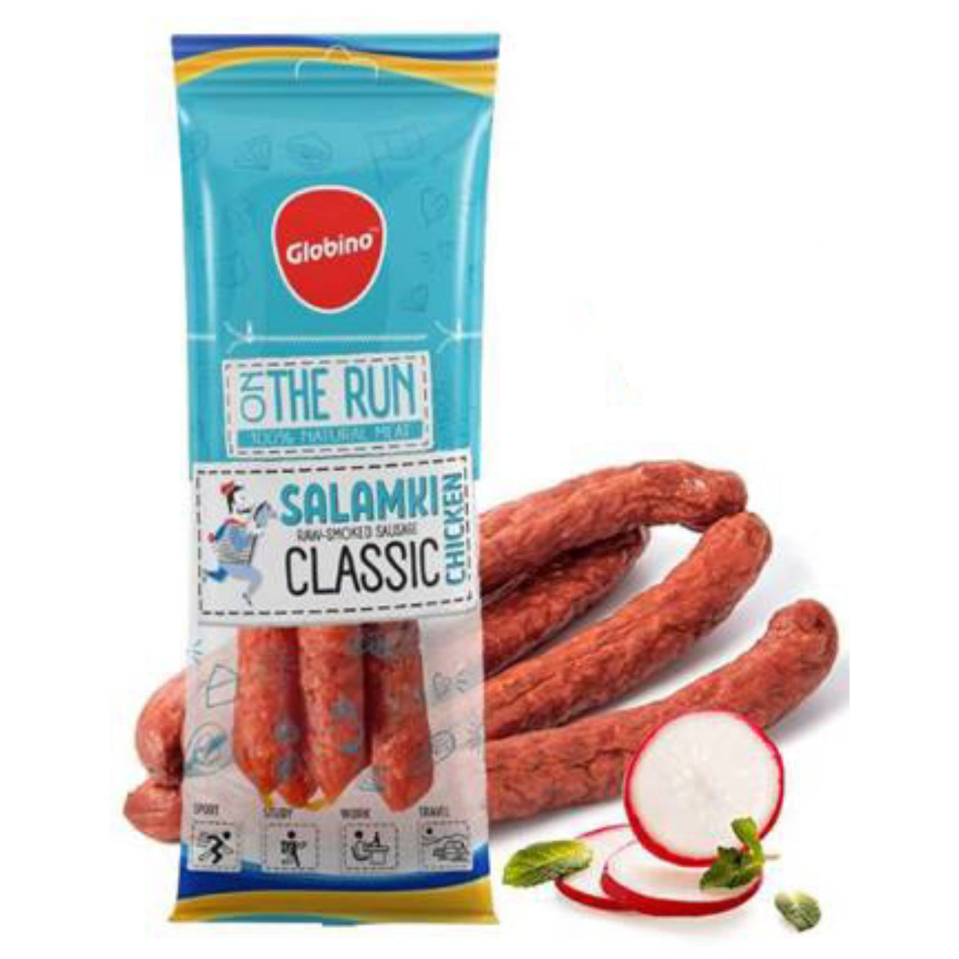 Classic smoked poultry sausages