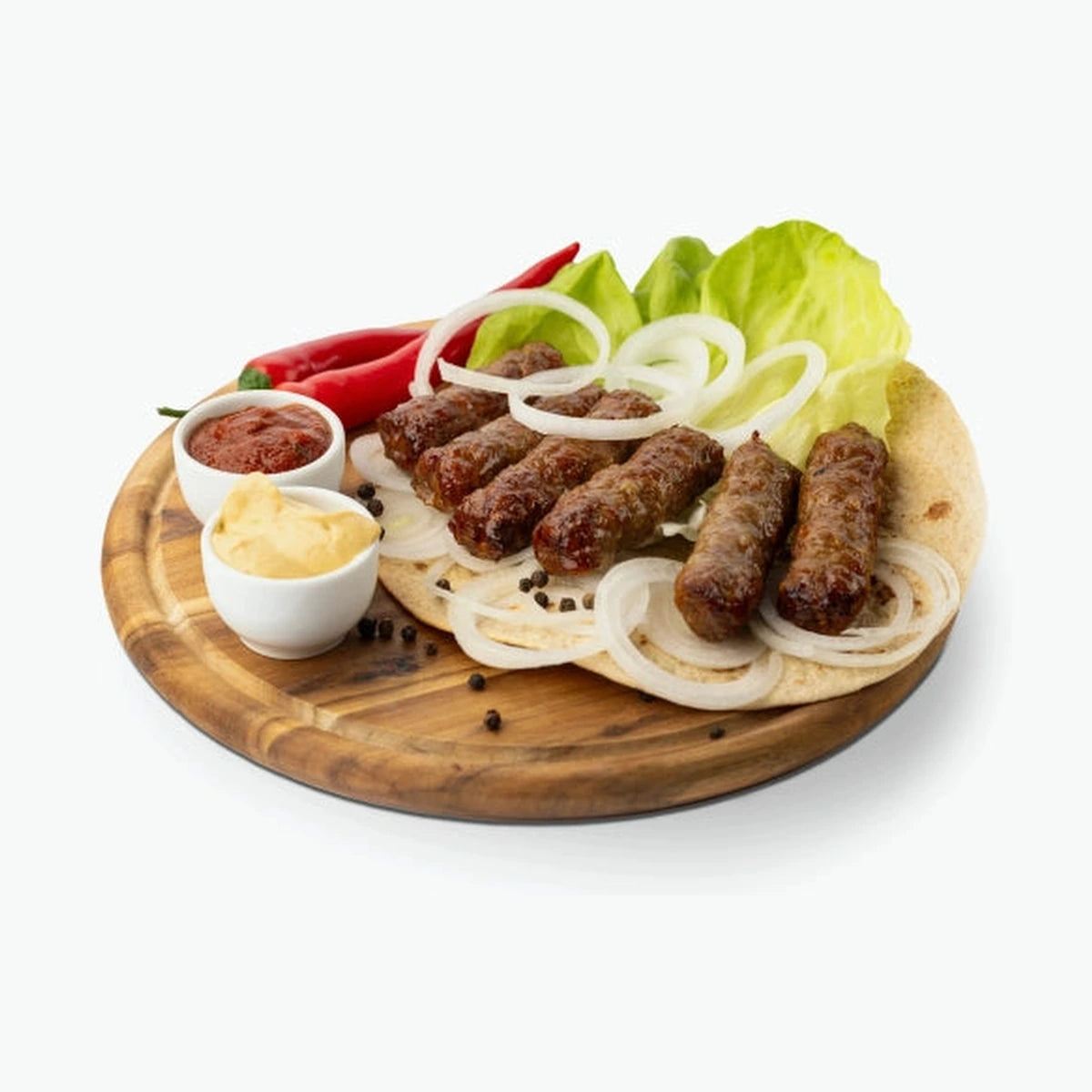 Cevapcici aus Schwein- und Rindfleisch, handgemacht