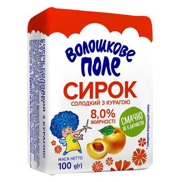 Voloshkove Pole Quarkmasse mit getrocknete Aprikosen