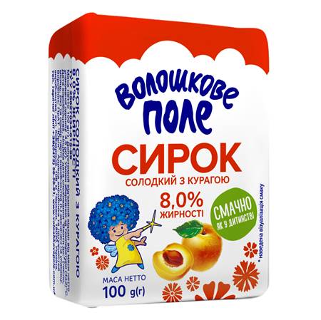 Voloshkove Pole Quarkmasse mit getrocknete Aprikosen