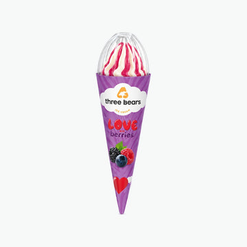 3 Medvedia Eishörnchen „Love & Berries“