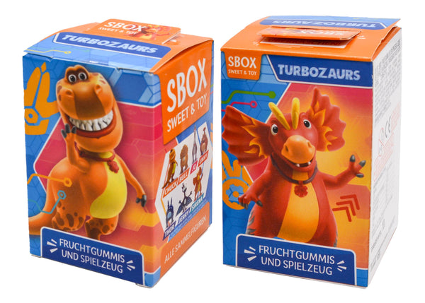 Sweet Box Fruchtgummis mit Geschenk Turbozaurus