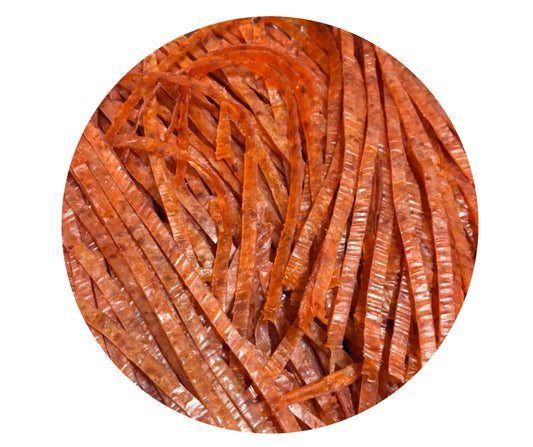 Riesenkalmar-Lachs Streifen, getrocknet