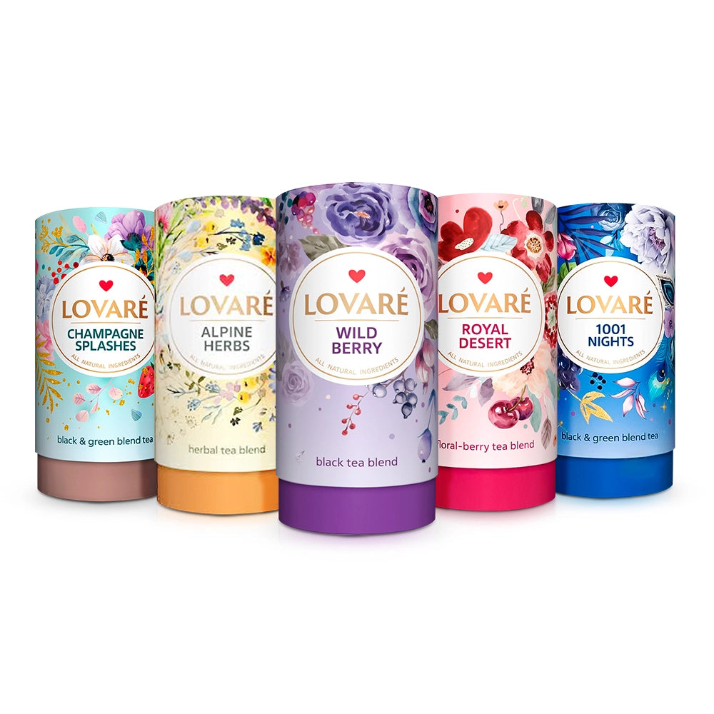Lovare Tee "Spritzer Champagner"- Schwarztee