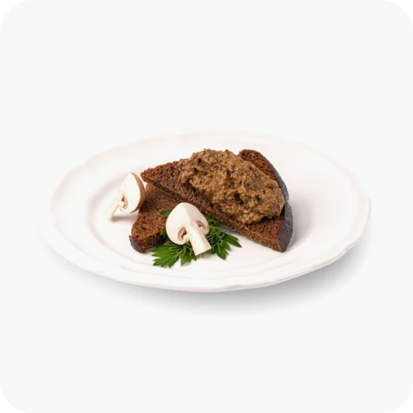 Hähnchenleber-Pastete mit Pilzen