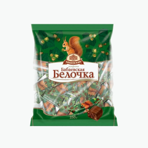 Chocolate pralines “Belochka”