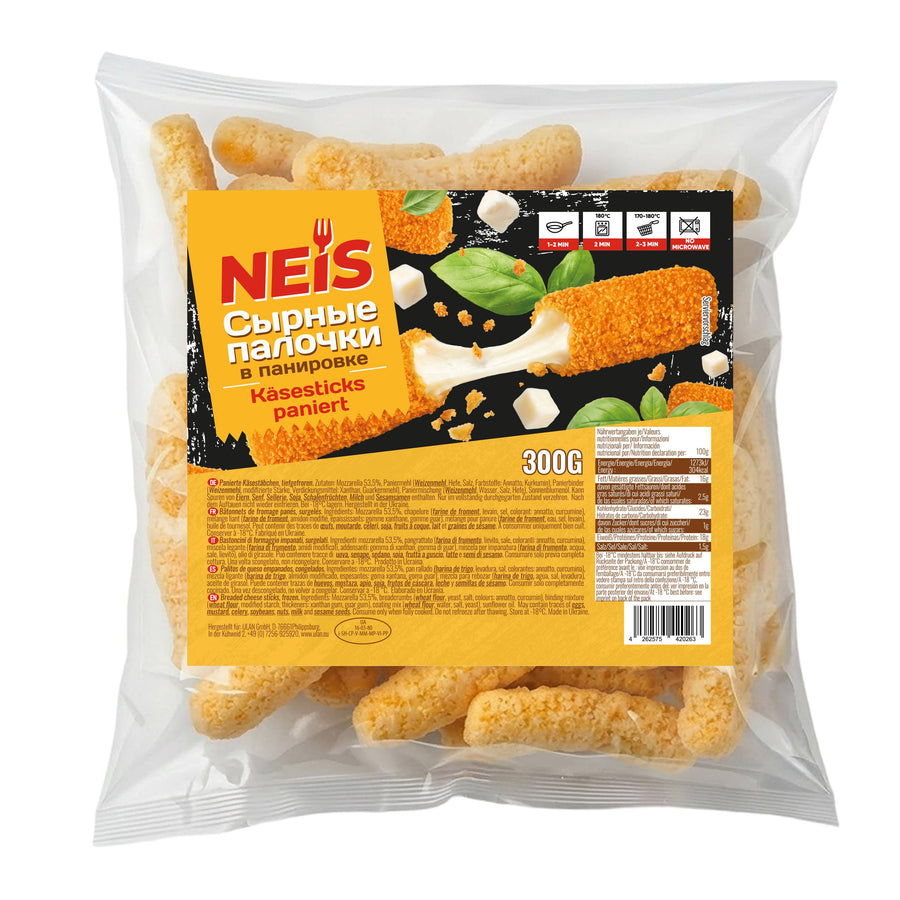 Neis Käsesticks paniert
