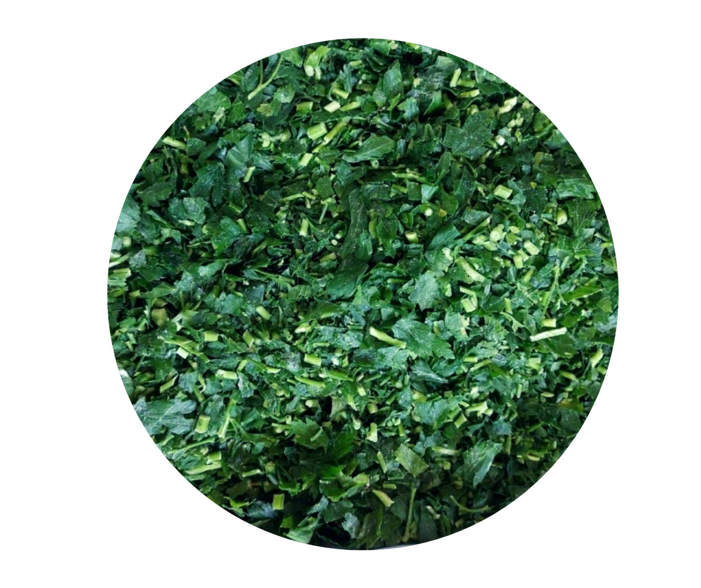 Petersilie, gehackt, tiefgefroren