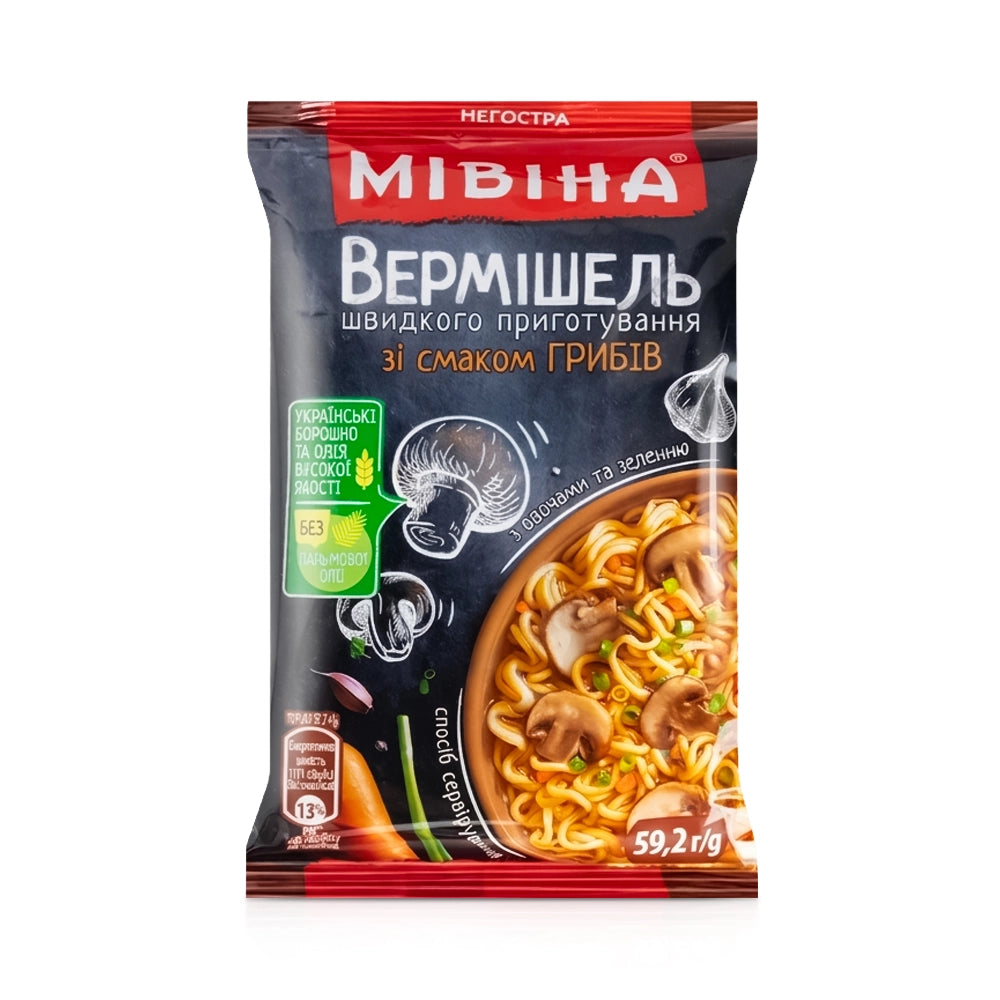 Mivina Instantnudeln mit Pilzgeschmack