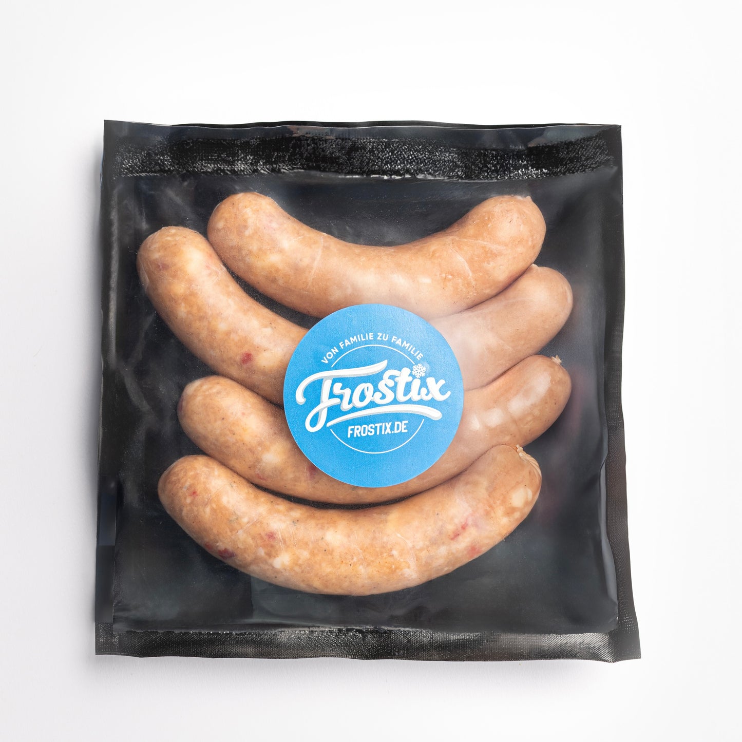 Hähnchen-Bratwurst mit Paprika, roh und tiefgefroren