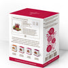 Fruit blend for tea, lingonberry-strawberry 