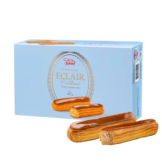 Tarta Eclair mit Karamell