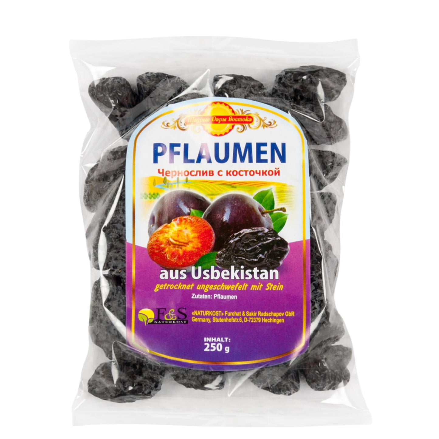 Pflaumen getrocknet mit Stein aus Usbekistan