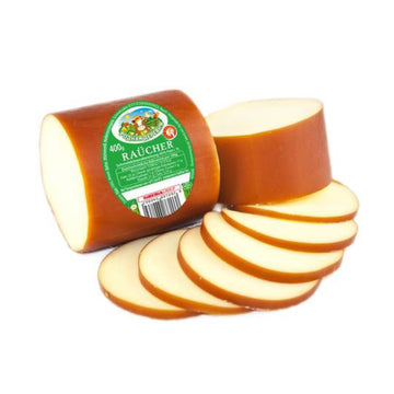 Räucher Schmelzkäse in Wurstform