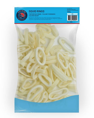 Tintenfisch Ringe, roh