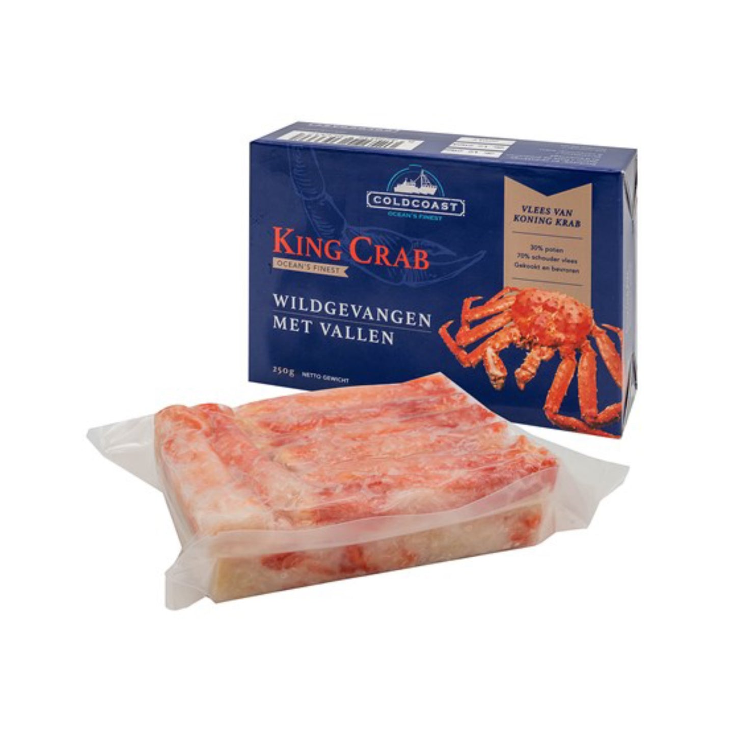Königskrabbenfleisch – 70 % Schulterfleisch, 30 % Beinfleisch
