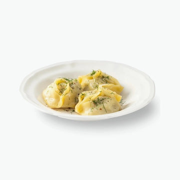 Manty mit Kartoffel und Kürbis, handgemacht