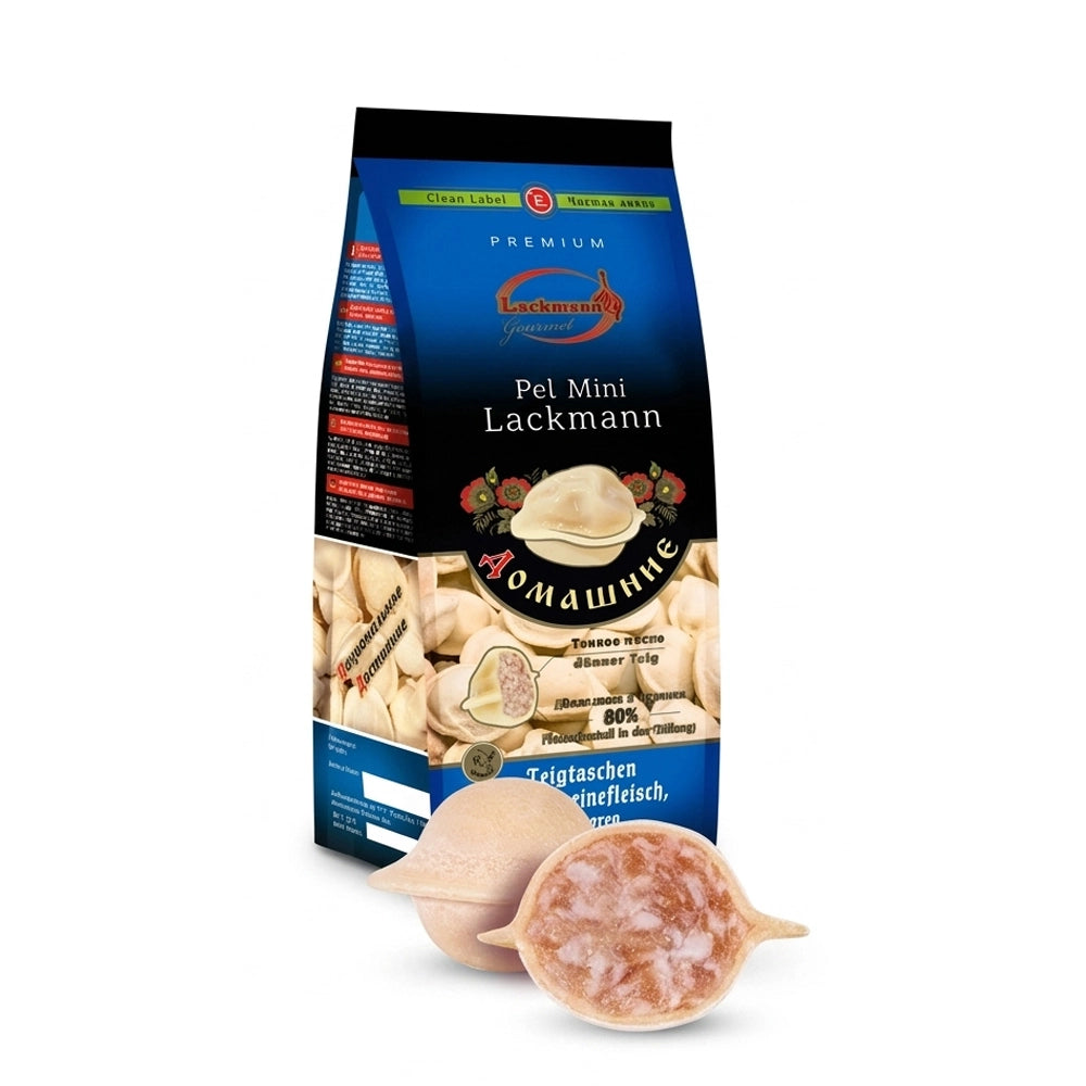 Lackmann Pelmeni "Domaschnije" mit Schweinefleischfüllung