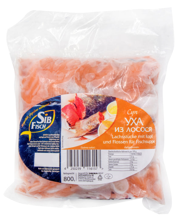 SibFisch Lachsstücke für Fischsuppe „Ucha“