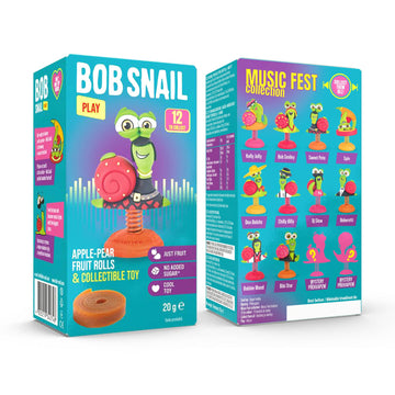 Bob Snail Apfel-Birne Fruchtröllchen +Spielzeug