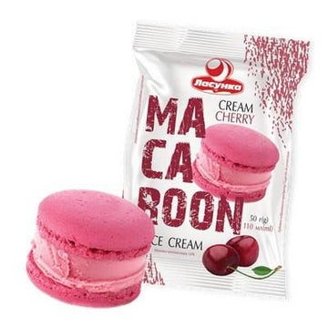 Lasunka Eis Macaron Kirsche