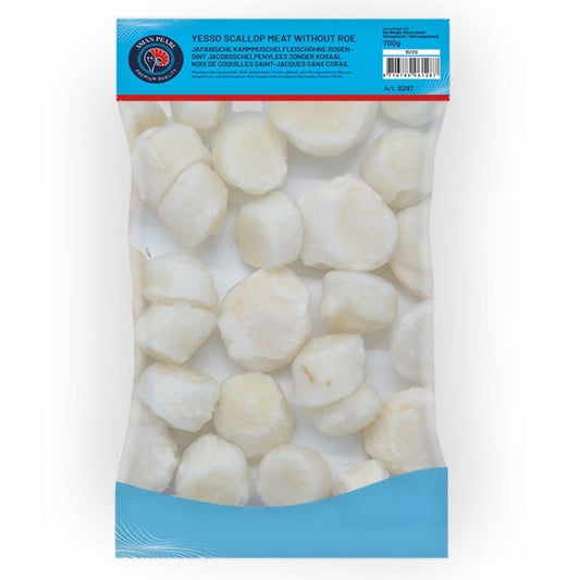 Japanisches Kammmuschelfleisch, roh, ohne Rogen, 10/20