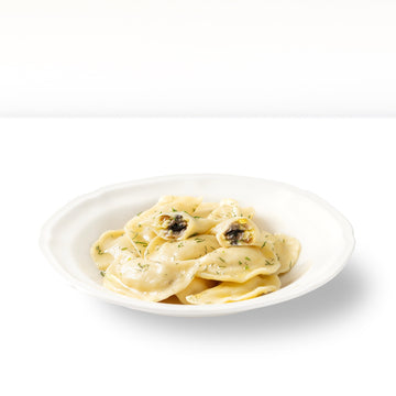 Vareniki with potatoes and chicken liver, handmade