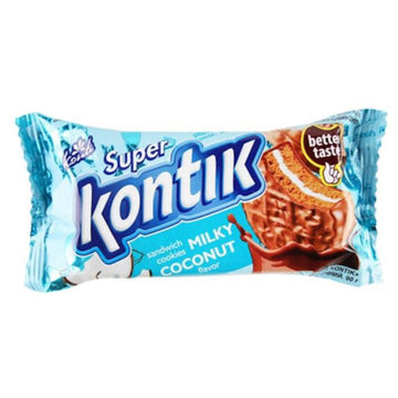 Kekse „Super Kontik“ mit Kokos- und Milchgeschmack