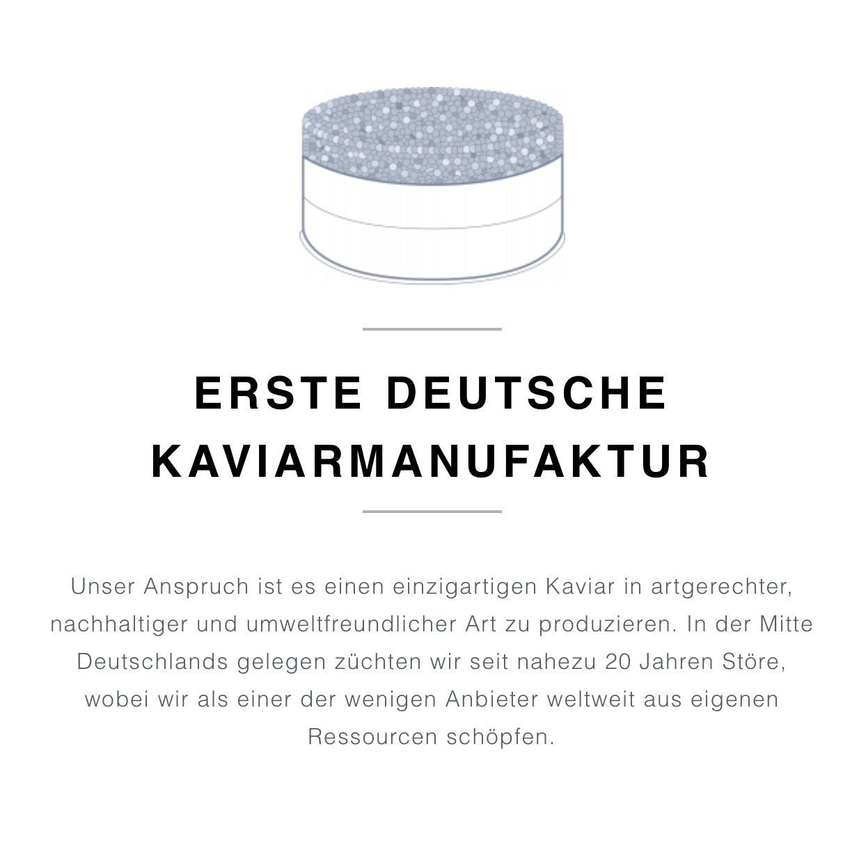 Deutscher schwarzer Baerii-Kaviar