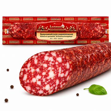 Wurst „Braunschweigskaja“ aus Schweine- und Rindfleisch, gereift