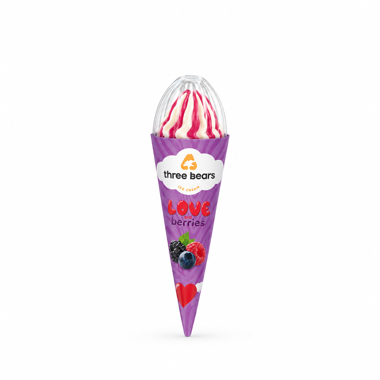 3 Medvedia Eishörnchen „Love & Berries“