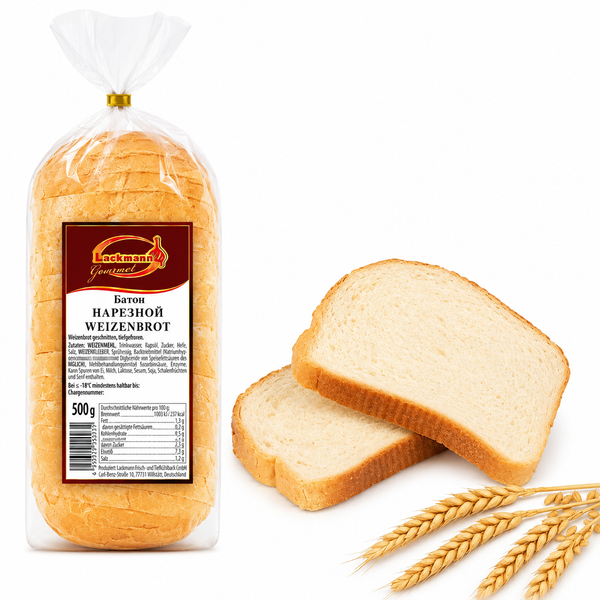 Weizenbrot geschnitten
