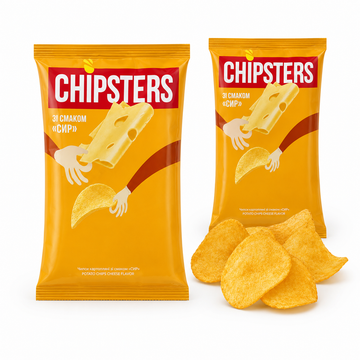 CHIPSTERS Kartoffelchips  mit Käsegeschmack