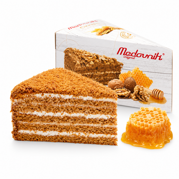 Honey Cake Slice Classic