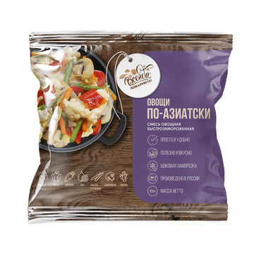 Mixed vegetables "Asian vegetables", deep-frozen