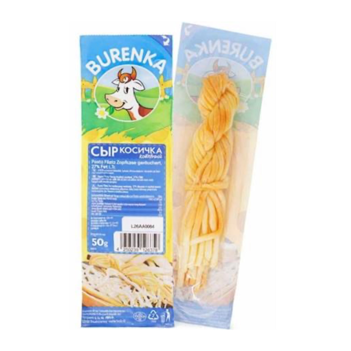 Zopfkäse 50g, geräuchert