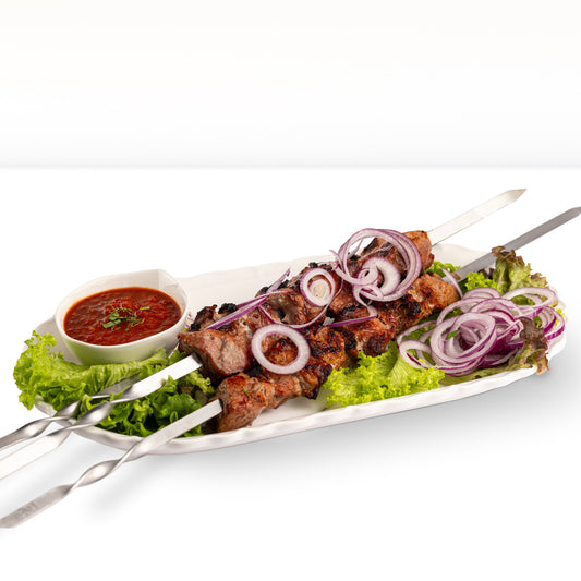 Schaschlik aus Schweinefleisch "Unser Klassiker", roh und tiefgefroren