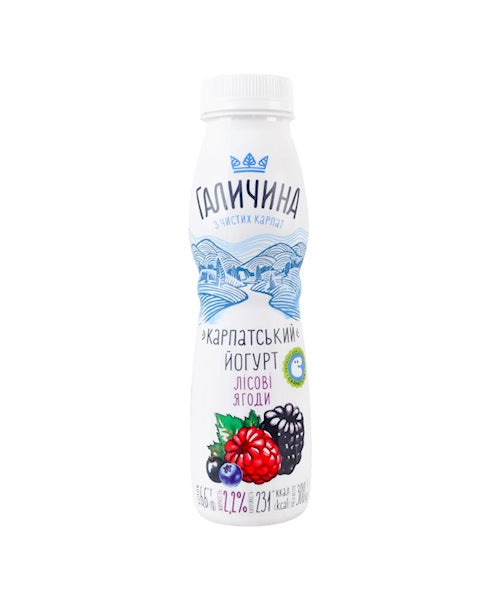 Galychyna Drink Joghurt Waldbeerengeschmack 2,2% Fett