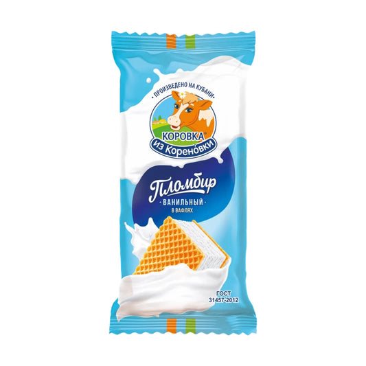 Plombir-Eis m Waffel
