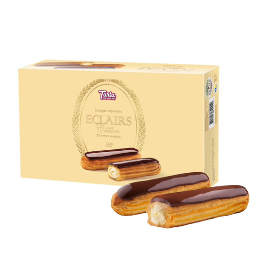 Tarta Eclair mit Sahne