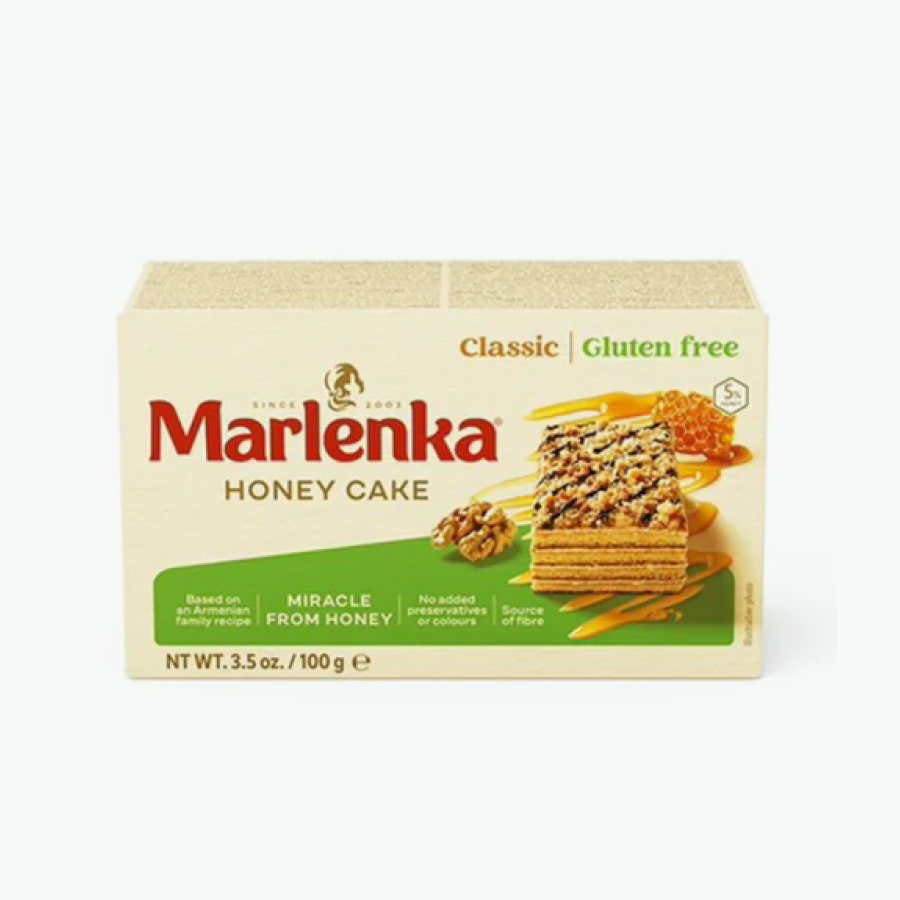 Glutenfreies Marlenka Honigtörtchen mit Walnüssen –100g