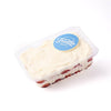 Strawberry tiramisu, frozen
