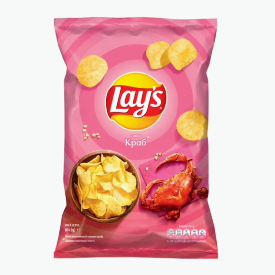 Lays Kartoffelchips Krabbenaroma