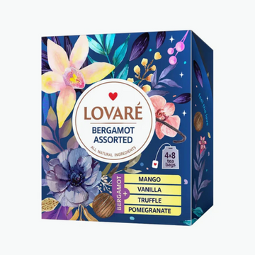Lovare Tee-Set "Sortiment mit Bergamot", Schwarztee