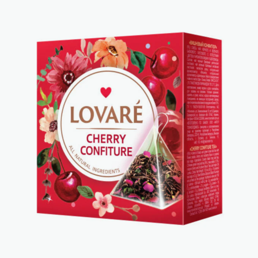 Lovare Tee "Kirschkonfitüre" Schwarztee