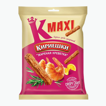 Bread croutons with shrimp flavor "Kirieshki MAX"