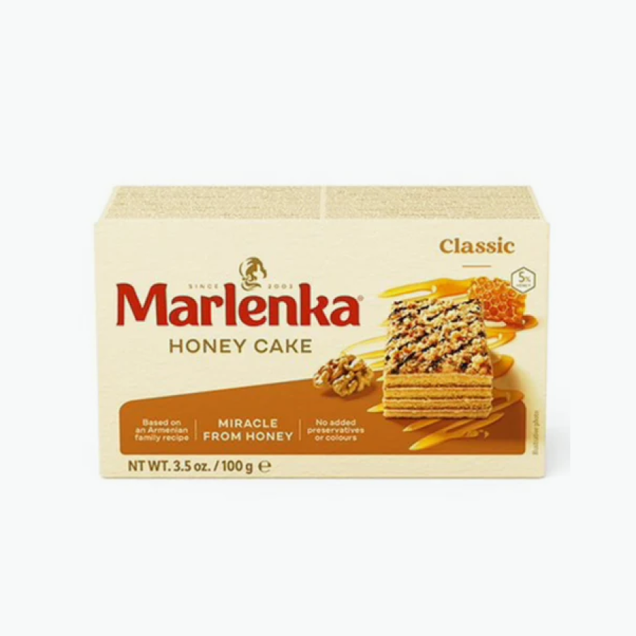 Marlenka Honey Cake with Walnuts –100g